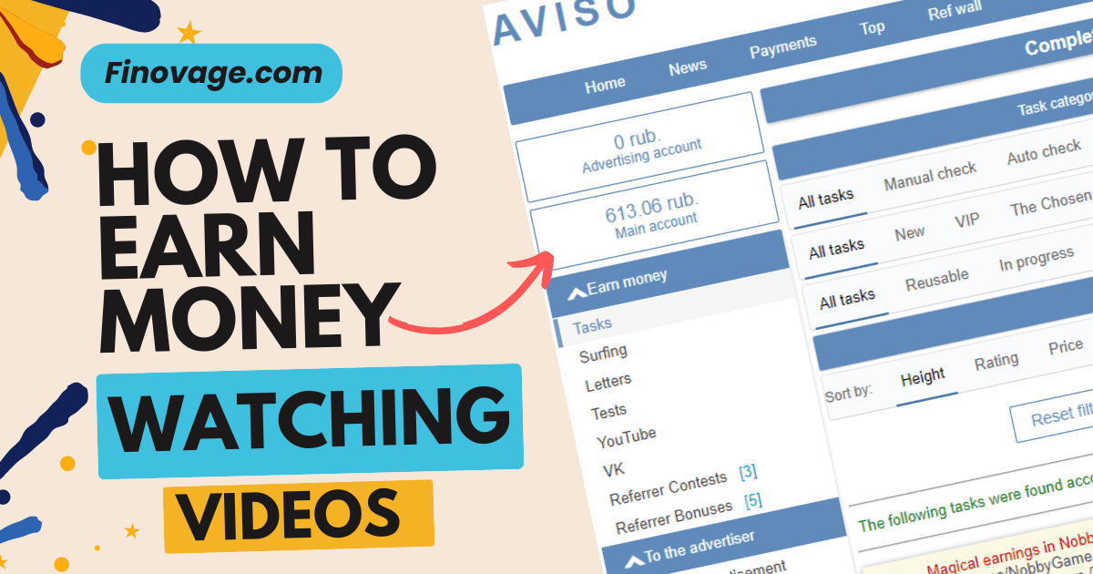 How to Earn Money by Performing Simple Task and Watching Videos Online